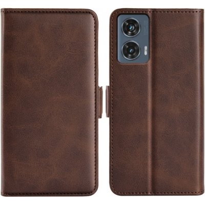 Vsechnonamobil 80929 SIDE Peněženkové pouzdro pro Motorola Edge 50 Fusion tmavě hnědé – Zboží Živě