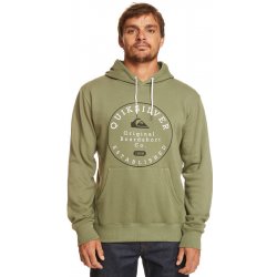 Quiksilver CIRCLE TRIM FOUR LEAF CLOVER mikiny přes hlavu zelená