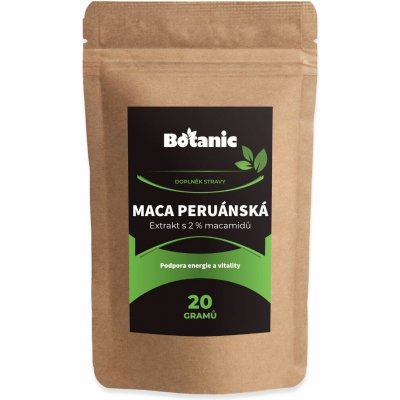 Botanic Maca peruánská extrakt s 2% macamidů v prášku 20 g – Hledejceny.cz