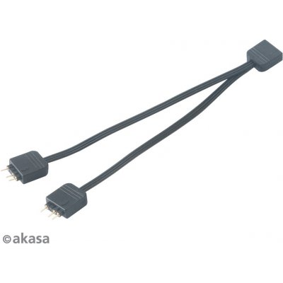 Akasa Addressable RGB LED Splitter Cable AK-CBLD08-12BK