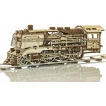 WOODEN CITY 3D puzzle Dřevěný Express s kolejemi 400 ks