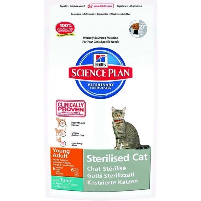 Hill's Science Plan Feline Adult Young Sterilised tuňák 1,5 kg – Zbozi.Blesk.cz