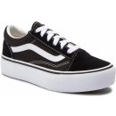 Vans Old Skool Platfor bílo černé