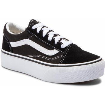 Vans Old Skool Platfor bílo černé