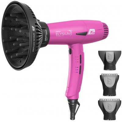 Parlux Set Parlux Elysium Ionizační fén Elysium + difuzér Magic Compact růžový – Zboží Mobilmania