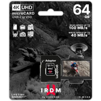 GOODRAM MicroSD 64 GB IR-M3AA-0640R12 – Zbozi.Blesk.cz