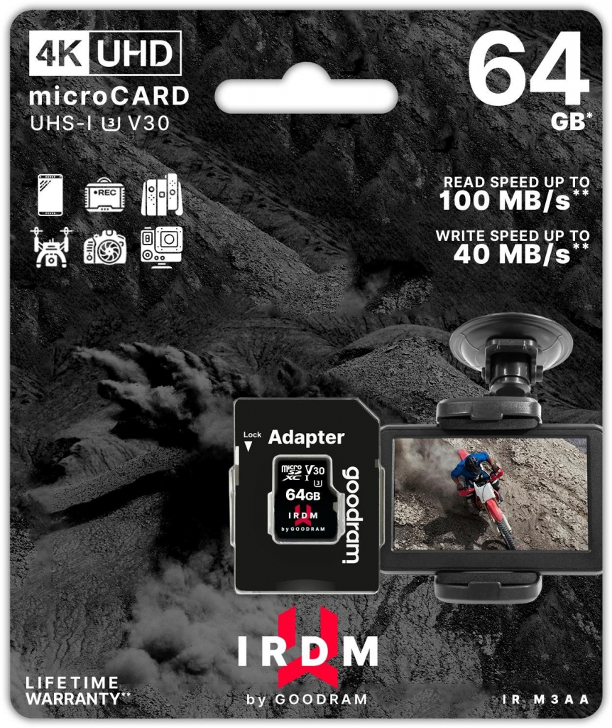 GOODRAM MicroSD 64 GB IR-M3AA-0640R12