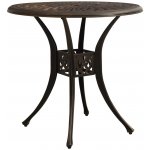 OMAXI 205853 Zahradní stůl bronzový 78 x 78 x 72 cm litý hliník – Hledejceny.cz