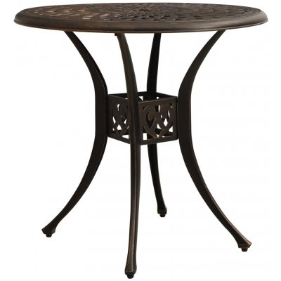 OMAXI 205853 Zahradní stůl bronzový 78 x 78 x 72 cm litý hliník – Hledejceny.cz
