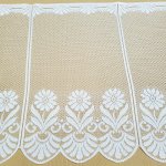 Vitrážová záclona DN 112 KVĚTINKY 90 cm – Hledejceny.cz