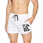 Karl Lagerfeld KL21MBS02 pánské šortky bílé – Sleviste.cz