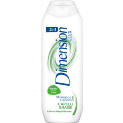 Unilever Dimension by LUX 2v1 šampón a balzám na mastné vlasy 250 ml