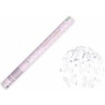 PartyDeco Vystřelovací konfety motýlci BÍLÍ 60 cm – Hledejceny.cz