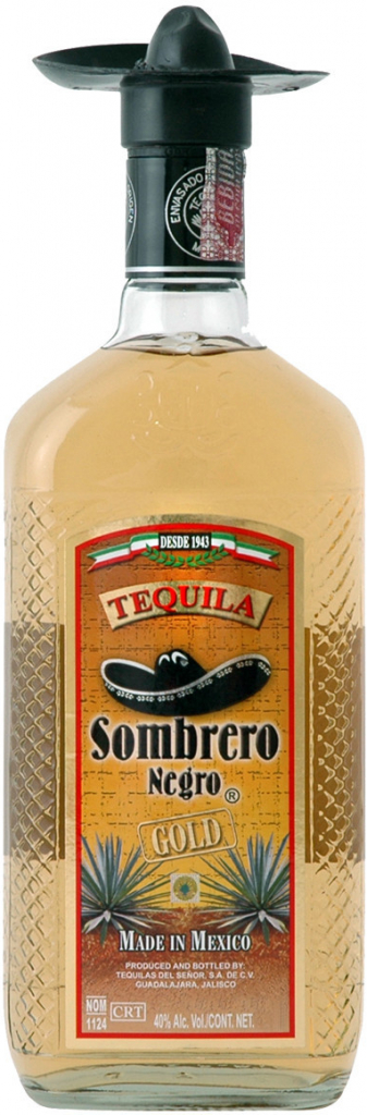 Sombrero Negro Gold 38% 1 l (holá láhev)