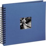HAMA album Fine Art Spiral 28x24cm/50 stran, azurové , černé listy – Zboží Mobilmania