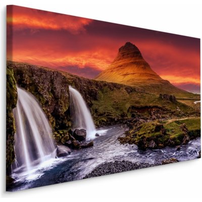 Plátno Vodopád Kirkjufellsfoss Na Islandu Varianta: 30x20 – Zbozi.Blesk.cz