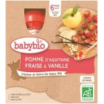 Babybio jablko jahoda vanilka 4 x 90 g – Zboží Dáma