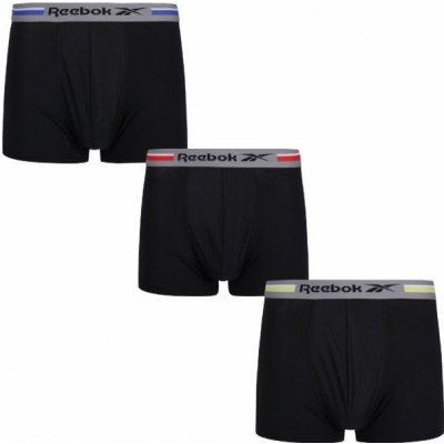 Reebok Short Sports Trunk Phineas 3P black/multi colour – Zboží Mobilmania