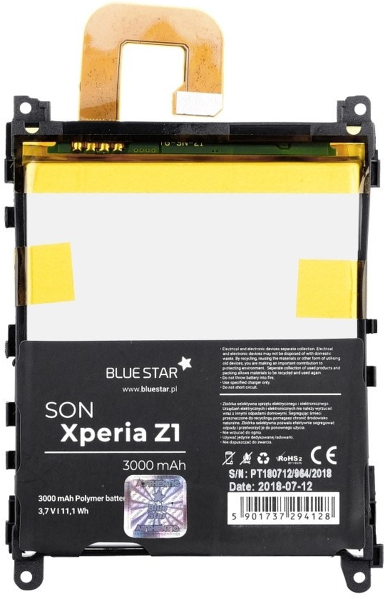 BlueStar BS Premium Sony Xperia Z1, C6903 - 3000mAh