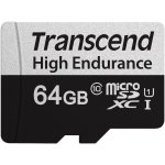 Transcend microSDXC UHS-I U1 64 GB TS64GUSD350V – Hledejceny.cz