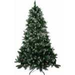 MagicHome Stromček Albero jedľa zasnežené konce so šiškami 200 cm – Hledejceny.cz