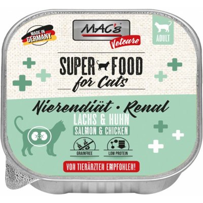 MAC's Vetcare ledvinová dieta losos a kuře 32 x 100 g – Zbozi.Blesk.cz