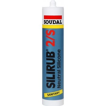 SOUDAL Silirub 2 neutrální silikonový tmel 310g transparentní