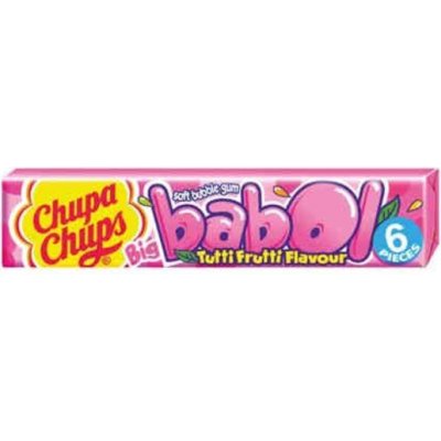 Chupa Chups Big Babol Tutti Frutti žvýkačky 28g – Sleviste.cz