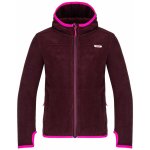 Loap QWARO svetr s kapucí fialová žíhaná růžová – Sleviste.cz