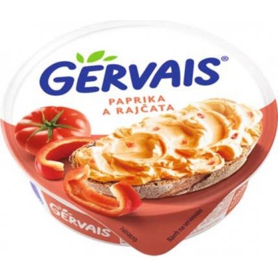 Gervais Čerstvý tvarohový sýr s paprikou a rajčaty 80 g – Hledejceny.cz