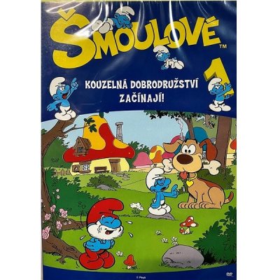 Šmoulové - Kouzelná dobrodružství začínají DVD – Hledejceny.cz