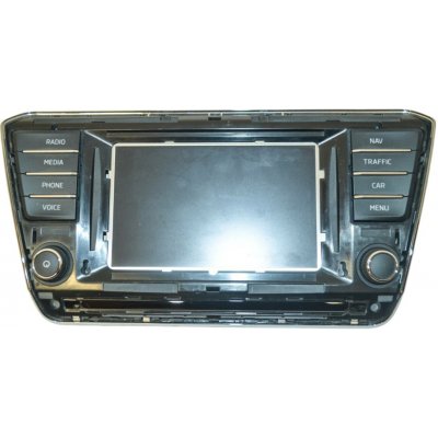 rádio (display rádia) ŠKODA Superb III 3V0 3V0919605A - bez rámečku – Hledejceny.cz