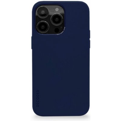 Decoded AntiMicrobial Silicone Backcover iPhone 14 Pro Navy Peony