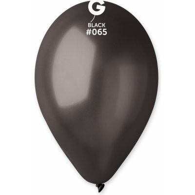Gemar #065 Balónek 26 cm 10" černý – Zboží Mobilmania