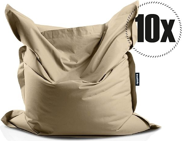 SakyPaky 10 sedacích vaků Kanafas béžová