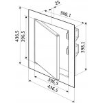 Vents Dvířka revizní 400 x 400 mm – Zbozi.Blesk.cz
