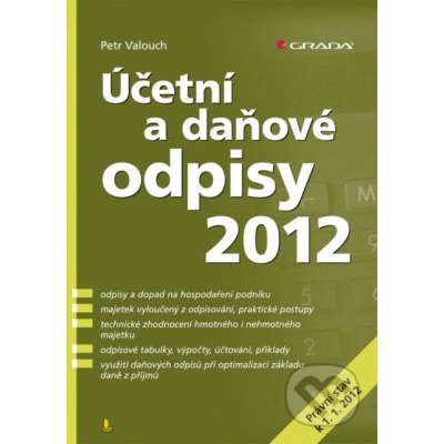 Účetní a daňové odpisy 2012 - Petr Valouch – Zboží Mobilmania