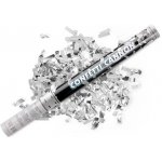 Partydeco vystřelovací konfety stříbrné 60 cm – Zboží Dáma