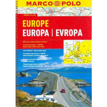 Evropa-Europa atlas-spirála MD 1:800T