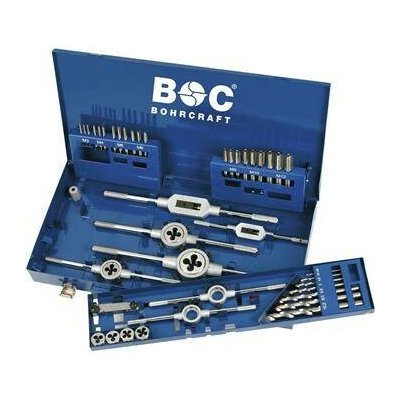 BOHRCRAFT sada pro řezání závitů GW 12 DIN 352 HSSG M3-M12 44-díl – Hledejceny.cz