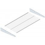 Biedrax Drátěná police 30 x 80 cm pro nástěnné regály Biedrax, bílá komplet včetně nosníků – Hledejceny.cz