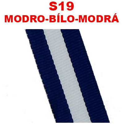 Stuha modro-bílo-modrá – Zboží Mobilmania