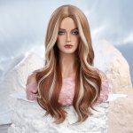 Irina melírovaná paruka hnědá – Zboží Dáma