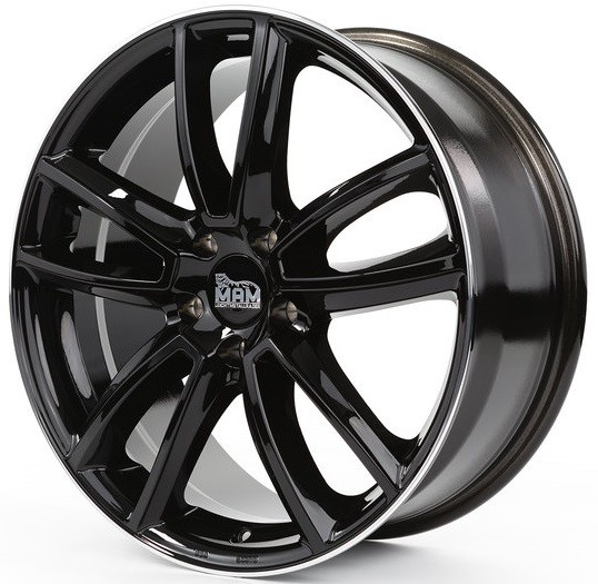 MAM S1 9x20 5x114,3 ET35 black polished