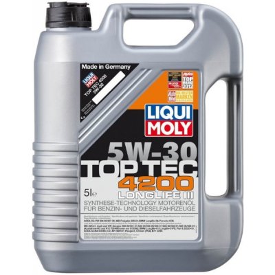 Liqui Moly 3707 TOP TEC 4200 5W-30 5 l – Hledejceny.cz