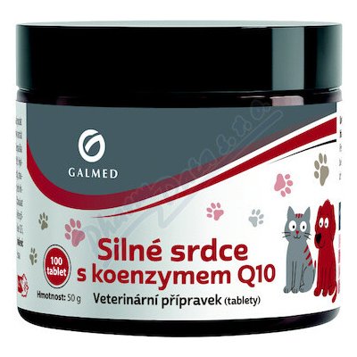 GALMED Silné Srdce s Q10 s příchutí masa 100 tbl – Hledejceny.cz