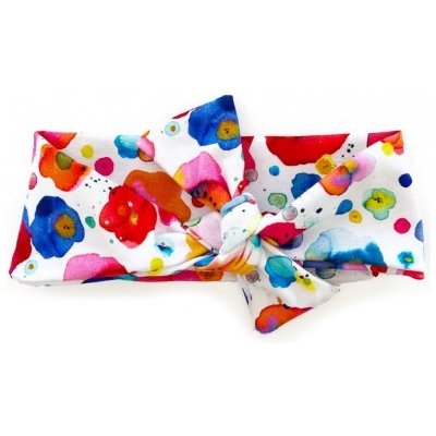 Pinkie Čelenka Flowers White – Zboží Dáma