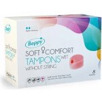 Beppy Soft + Comfort Wet Tampons měkké tampony bez šňůrky 8 ks – Zboží Mobilmania