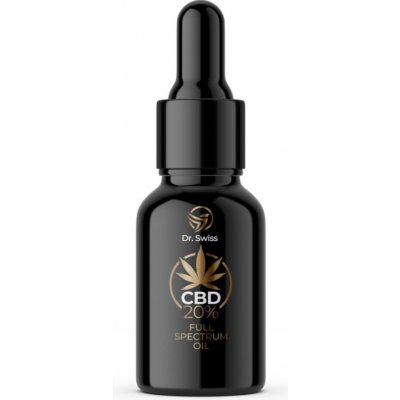 Dr. Swiss CBD konopné kapky 20% 10 ml