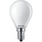 Philips LED žárovka kapka matná filament Classic 4.3-40W E14 827 P45 FR G ND 470Lm – Hledejceny.cz